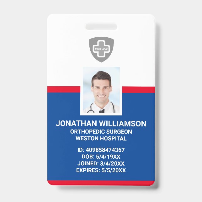 Fotos Personalizadas para Crachá de Funcionário, C (Frente)