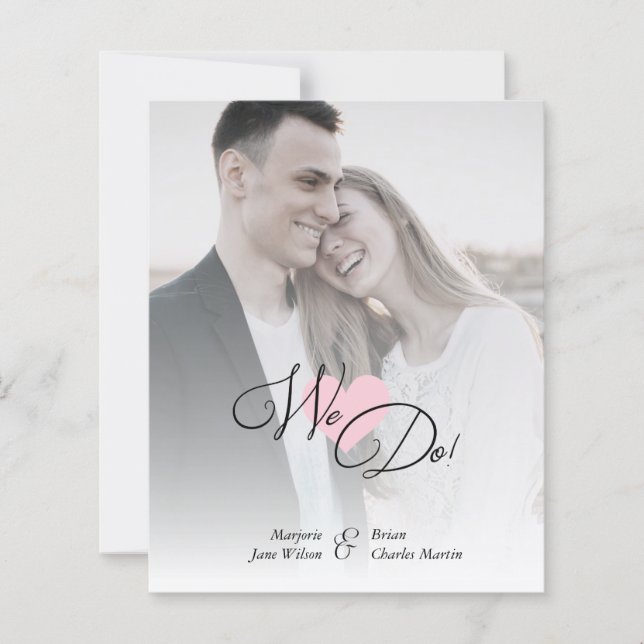 Fotos Romântica 2 Fotos de Casamento de Coração Ro (Frente)