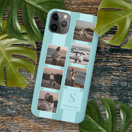 Fotos Simples Personalizadas em Azul Turquesa Clar