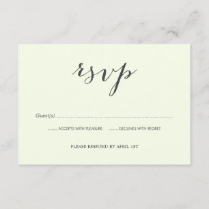 Fotos velhas que Wedding o cartão de RSVP