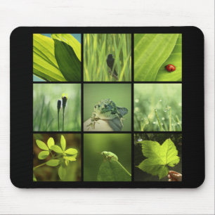 fotos verdes Mousepad da natureza 3x3