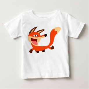 Fox Baby T-Shirt - Cartoon Mischievous Bonita