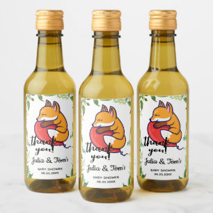 Fox Bonita Obrigado Chá de fraldas Mini