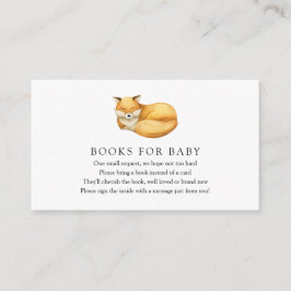 Fox Books para Cartão de Inserção de Bebê