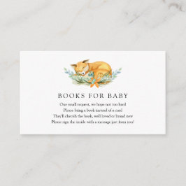 Fox Books para Cartão de Inserção de Bebê