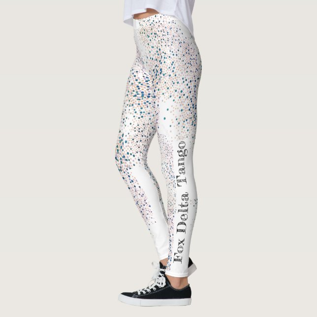 Fox Delta Tango Leggings com bolinhas bonitas FDT (Esquerda)
