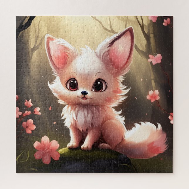 Fox Fantasy Cria Quebra-cabeça (Vertical)
