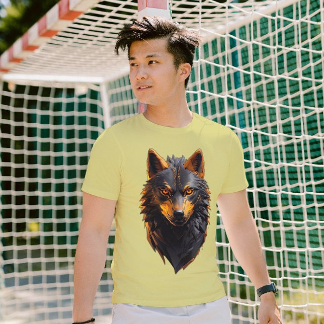 Fox Fogo na Camisa Negra (Criador carregado)