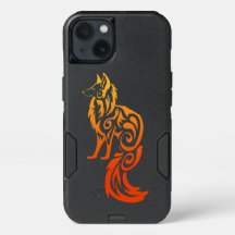 Fox Kitsune Firey Red Tribal