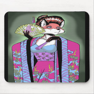 Fox Mousepad da gueixa