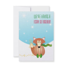 Fox no Convite Mittens