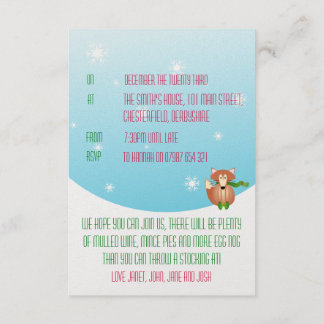 Fox no Convite Mittens