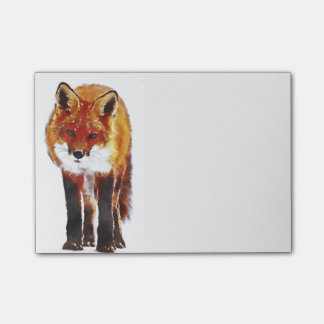 fox notas de post-it, bloco de notas foxy, filhote