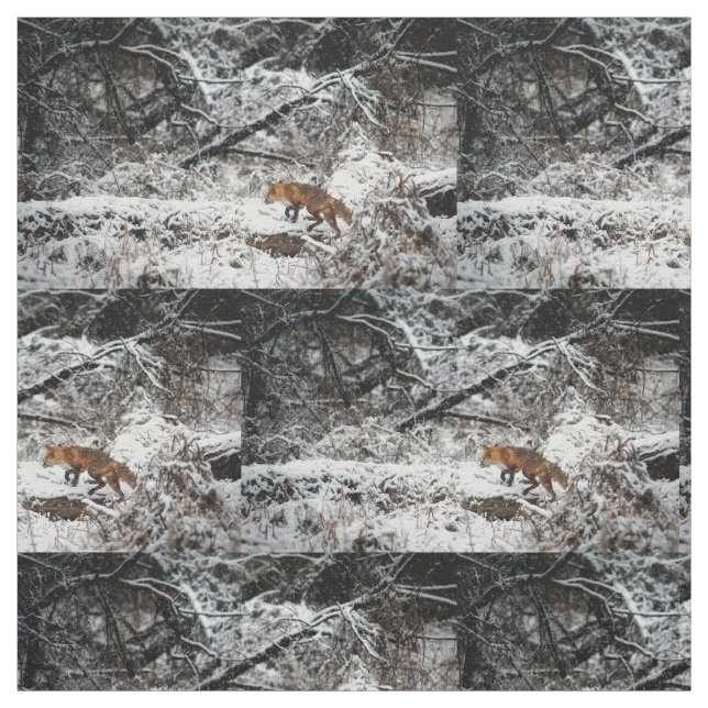 fox o tecido, tecido da floresta, estofando os (Modelo)