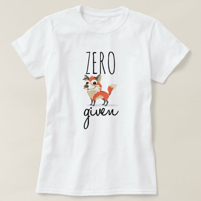 Fox Pun T-Shirt Engraçado (Frente do Design)