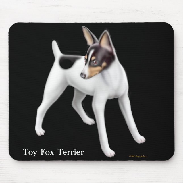 Fox Terrier Mousepad do brinquedo (Frente)