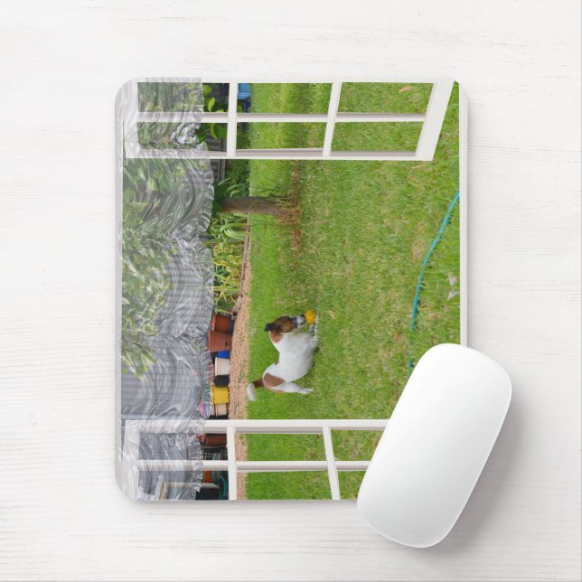 Fox Terrier Play Ball, Mousepad (Com mouse)