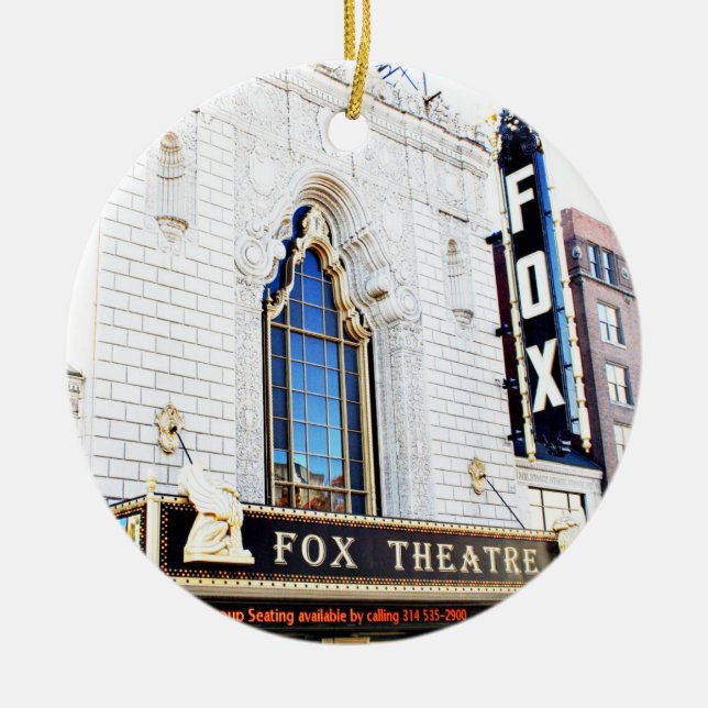 Fox Theater, Rua Louis, Enfeites de natal, (Frente)
