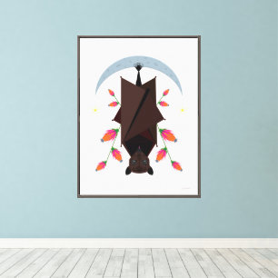 Fox Voadora 24x32 Canvas Giclée Impressão