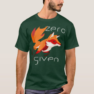 Fox Zero Dada Engraçada Camisa T