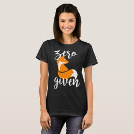 Fox zero dado - t-shirt (preto)