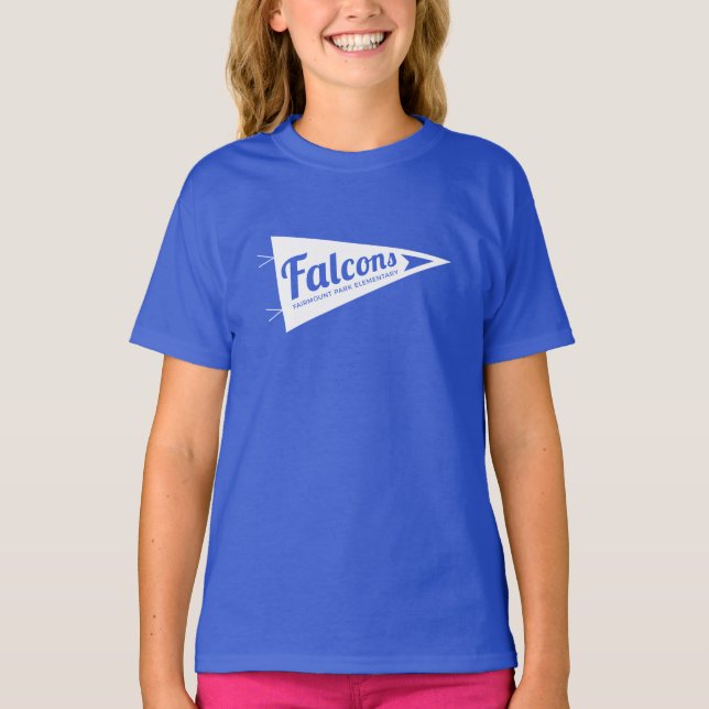 FPE Pennant Kids Girls T-Shirt (Frente)