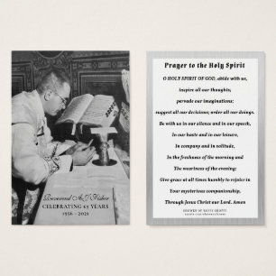 Fr. Fisher Sagrado Cards 65 anos