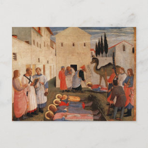 Fra Angelico - Cartão postal do Enterro