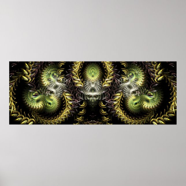 Fracamaska Fractal Poster (Frente)