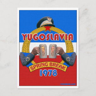 Fração da primavera da Iugoslávia - Cartões po