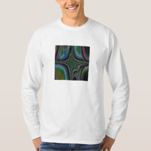 Fractal 14, Camisa Mens De Longa Folga