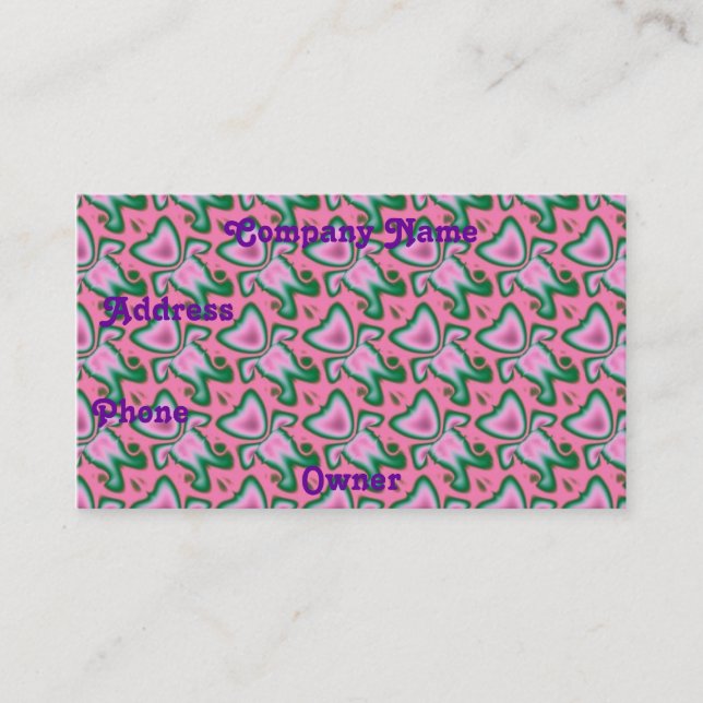 Fractal 18, Cartões de visitas (Frente)