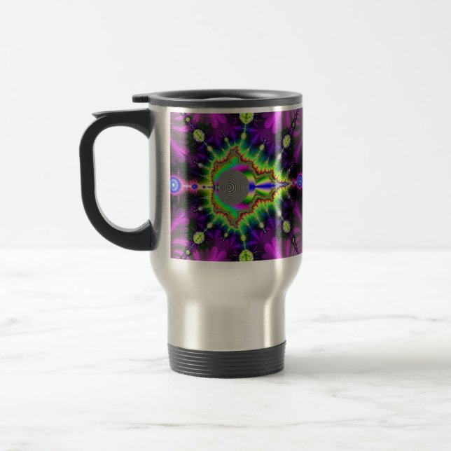 Fractal 713 - Caneca de viagem (Esquerda)