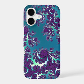 Fractal Abstrato Azul Verde Roxo para iPhone 6 Plu