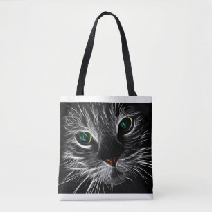 Fractal Cat Face Bolsa