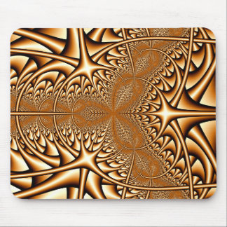 Fractal de bronze Mousepad