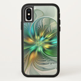 Fractal de Flor Abstrato moderna fantasia colorida