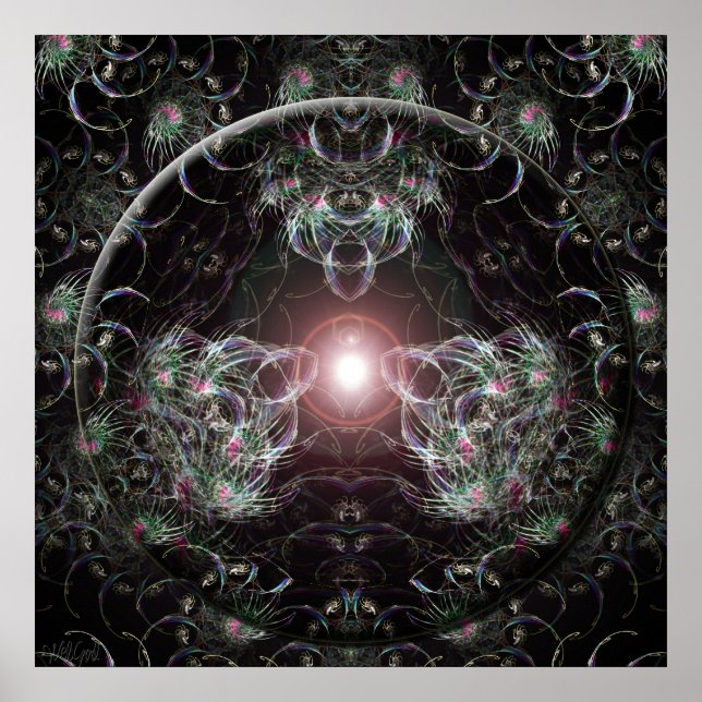 Fractal Dreamcatcher Poster (Frente)