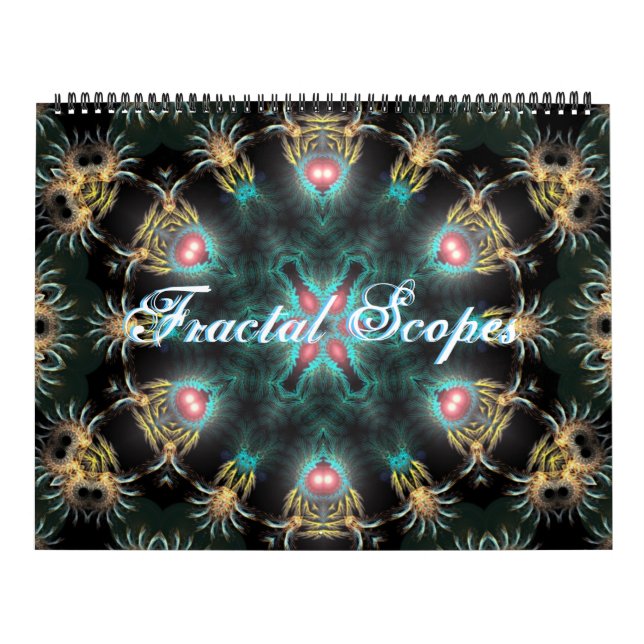 Fractal Escopesia 12 Meses Calendário Mandala (Capa)