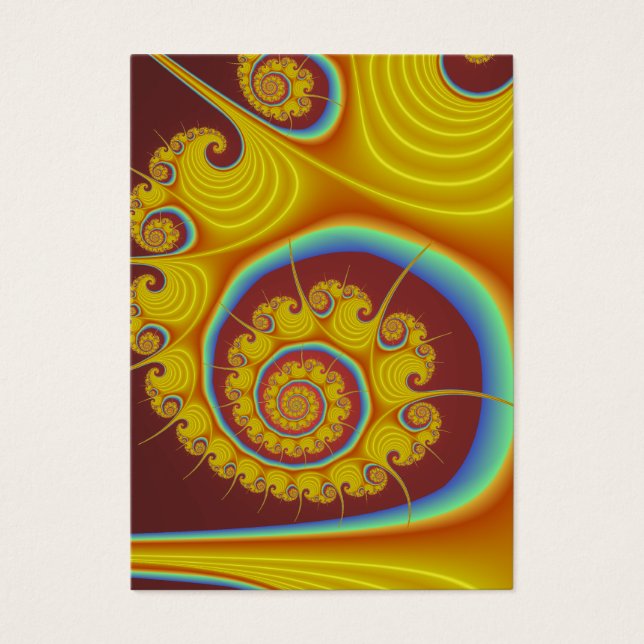 Fractal Espiral Amarelo (Frente)
