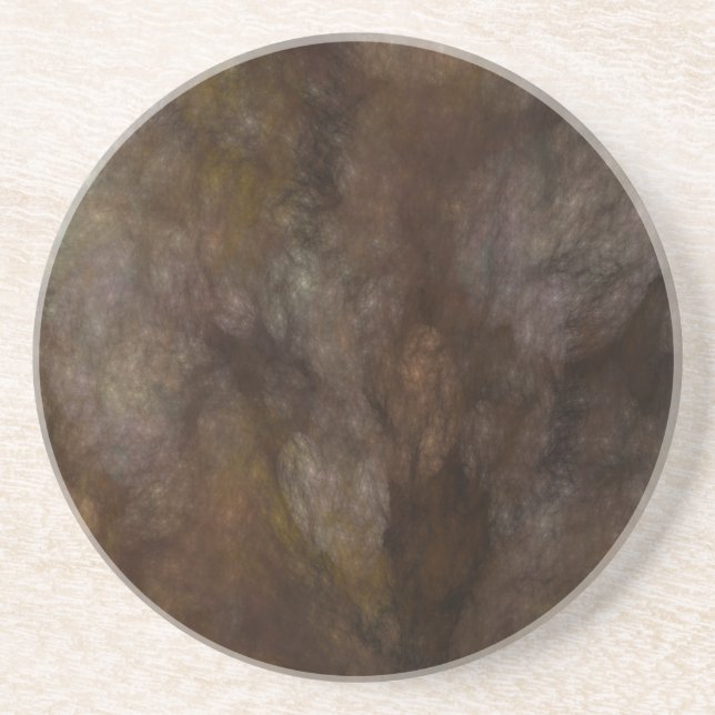 Fractal Marble Grunge Series-10 — porta copos Brn- (Frente)