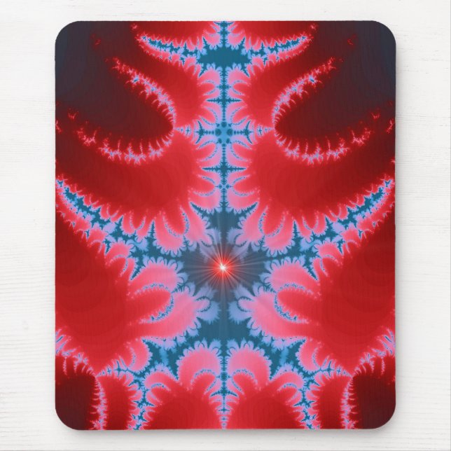 Fractal Mousepad da chama do inferno (Frente)