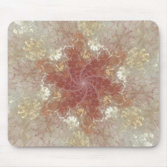 Fractal Mousepad da flor do verão (Frente)