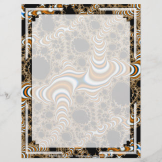 Fractal S~16 Letterhead Personalizada 03 - 8,5" x