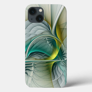 Fractal Teal De Turquoise Com Ouro Hipnótico