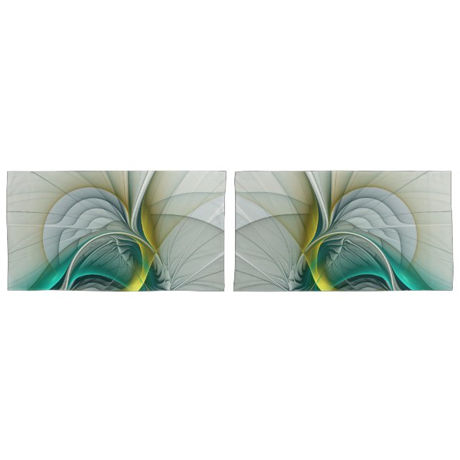 Fractal Teal De Turquoise Com Ouro Hipnótico (Frente - conjunto)