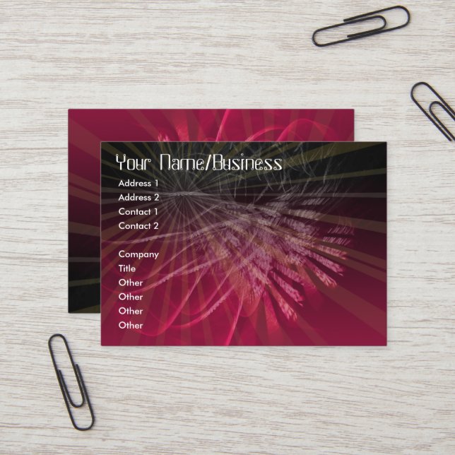 Fractalata Cartão de visita (Frente/Verso In Situ)