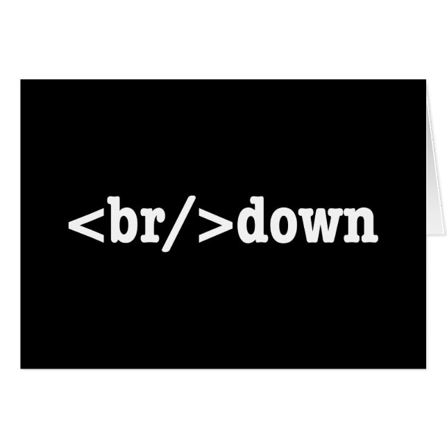 fragmentar cartão de saudação de código HTML (Frente Horizontal)