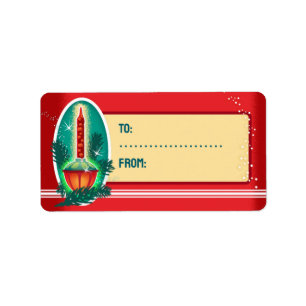 Fragmento de Vintage - Etiquetas de presentes de N