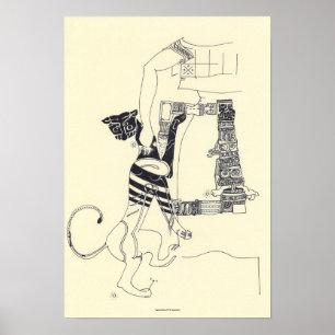 Fragmentos de Artes 4 Poster de Desenho Surrealist